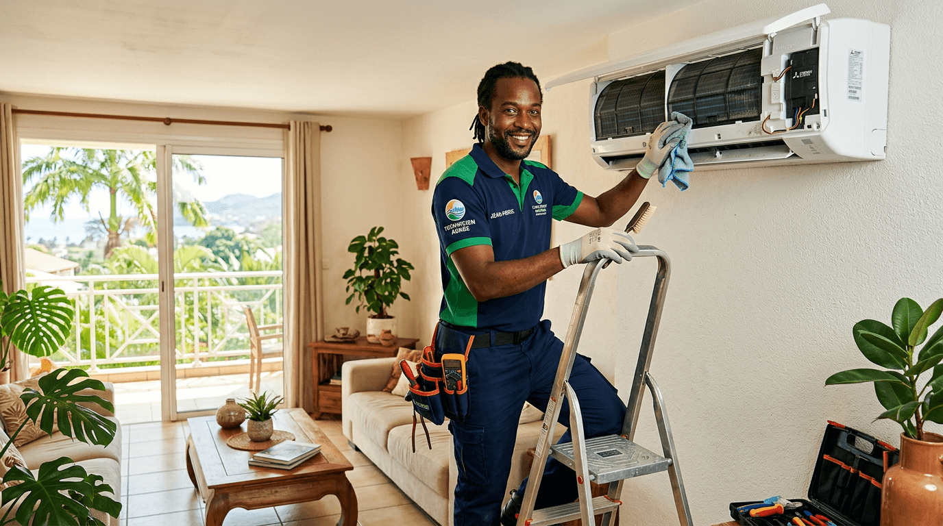 Dépannage clim en urgence en Martinique : que faire et qui appeler ?