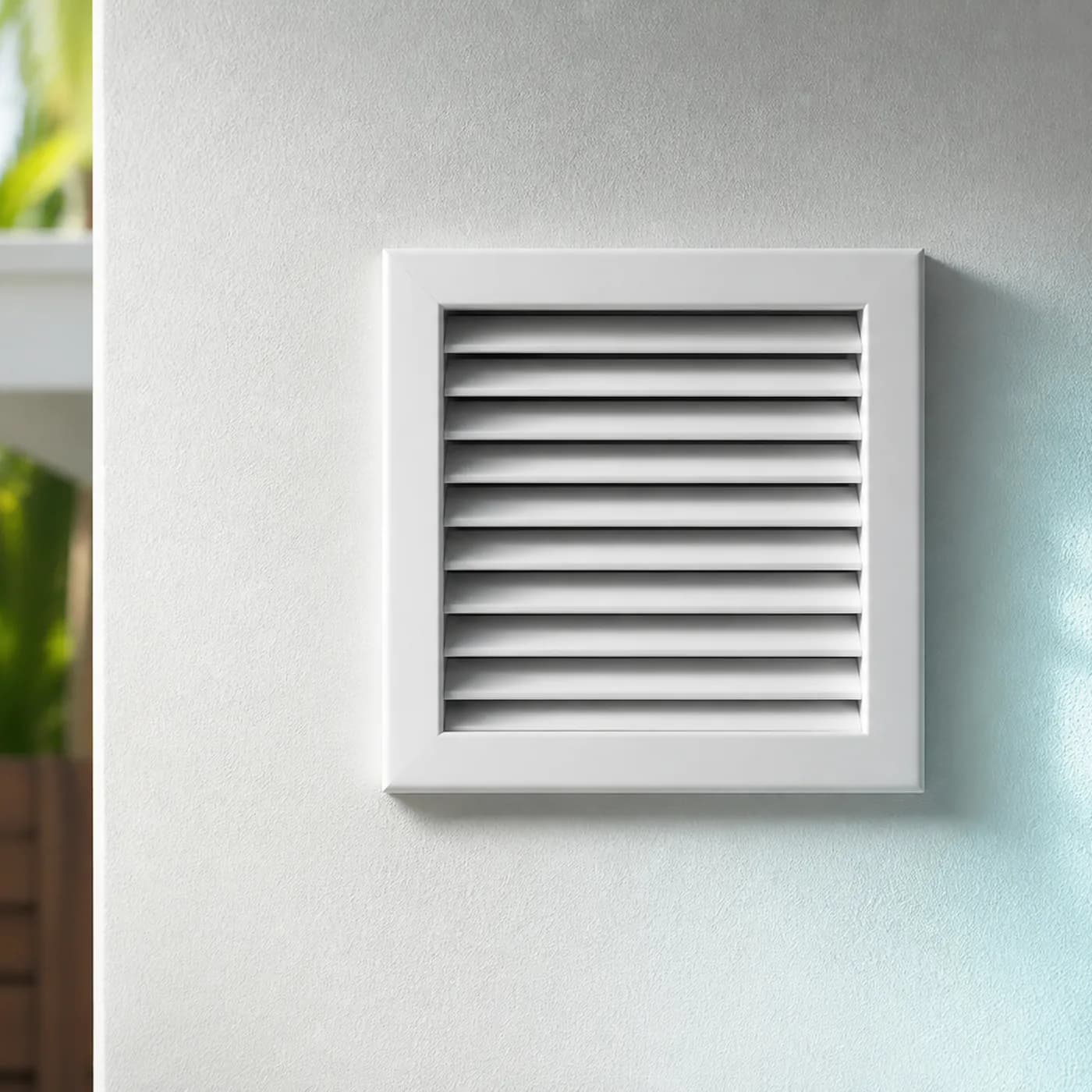 Grille extérieure discrète de VMC décentralisée