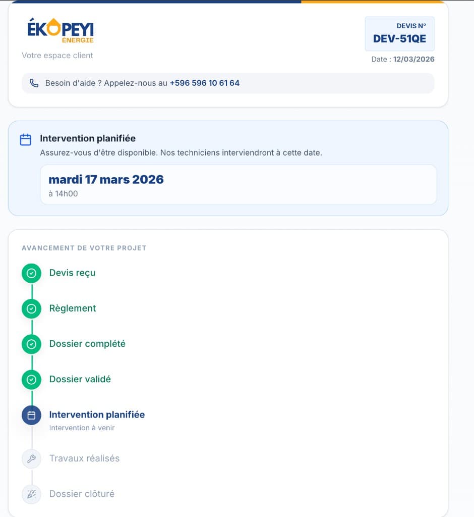 Espace client ÉKOPEYI